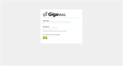 Desktop Screenshot of gigamail2.siteprotect.com