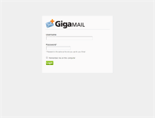 Tablet Screenshot of gigamail2.siteprotect.com