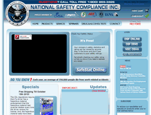 Tablet Screenshot of nscsafecom.cv.siteprotect.net